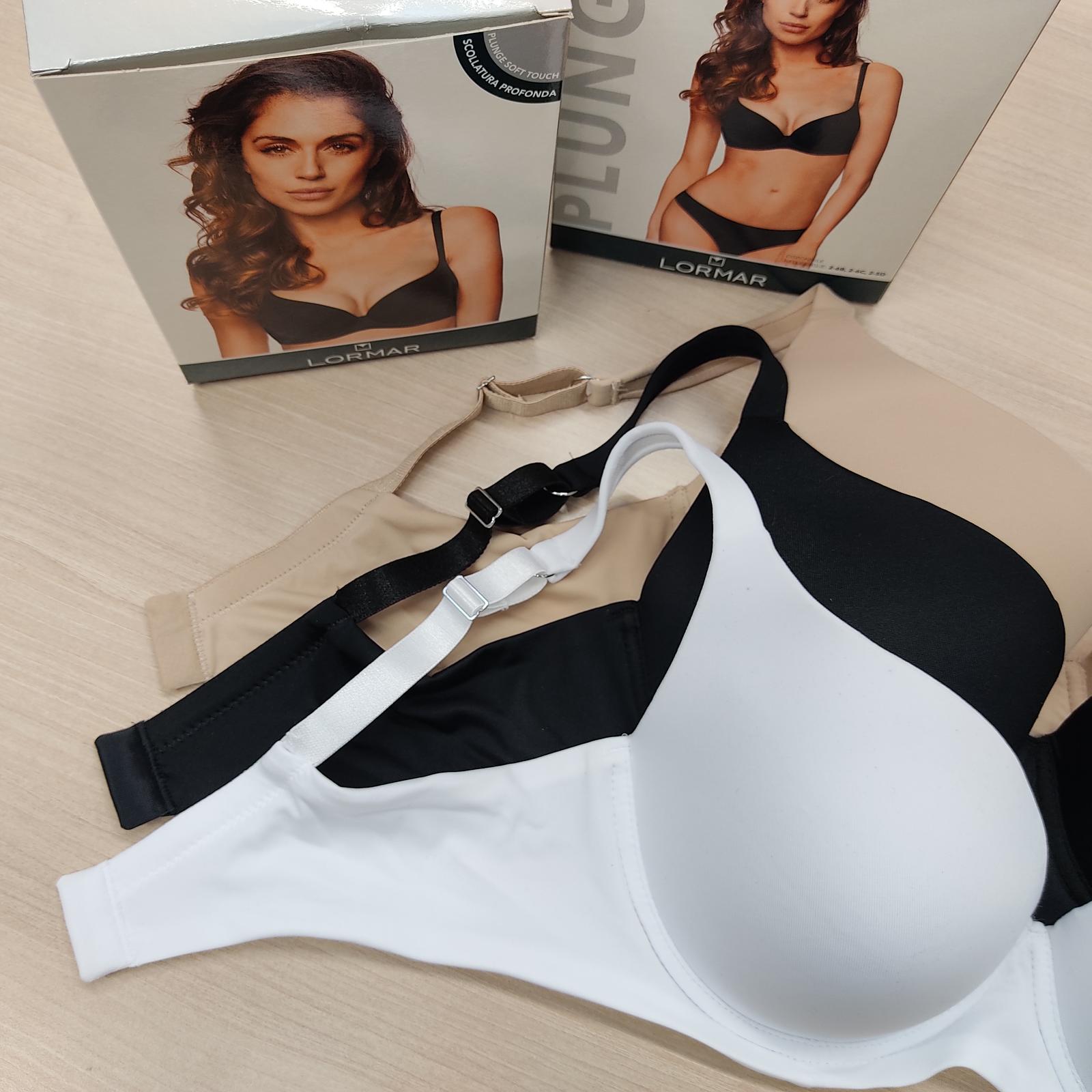 Комфортен сутиен с дълбоки чашки Balconette Lormar Plunge Soft