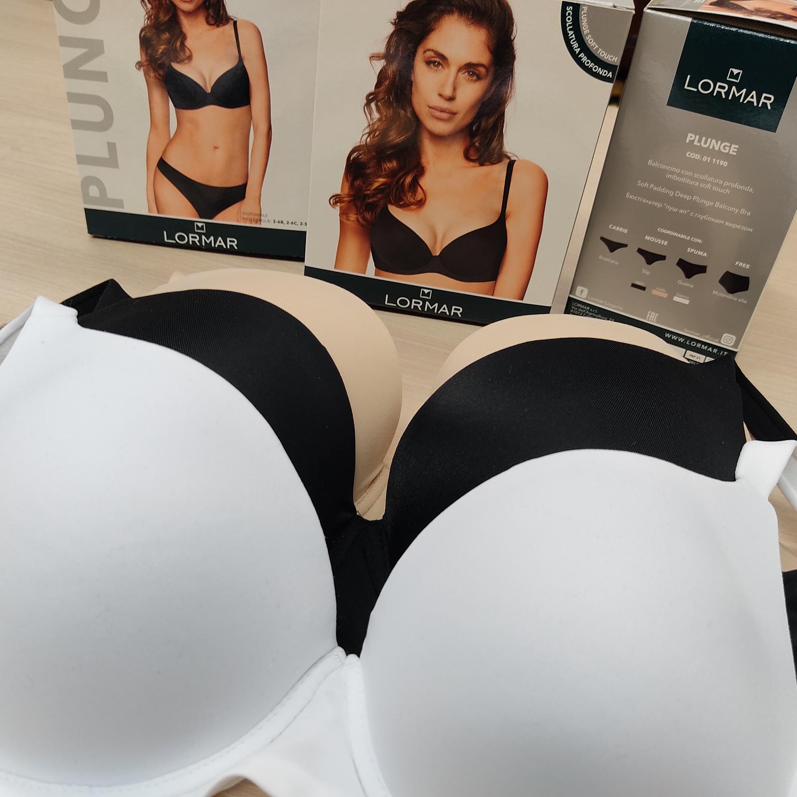 Комфортен сутиен с дълбоки чашки Balconette Lormar Plunge Soft