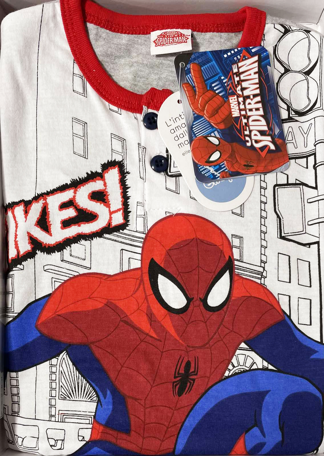 Детска пижама за момче от фин памук Spider-Man 3577