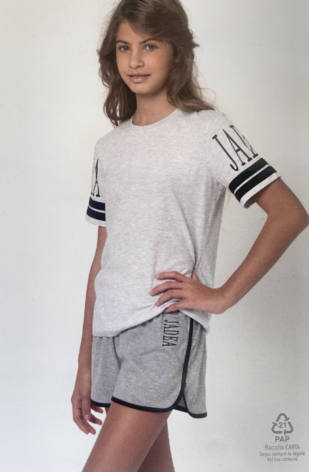 Лятна пижама за момичета Jadea Girl Home 2019