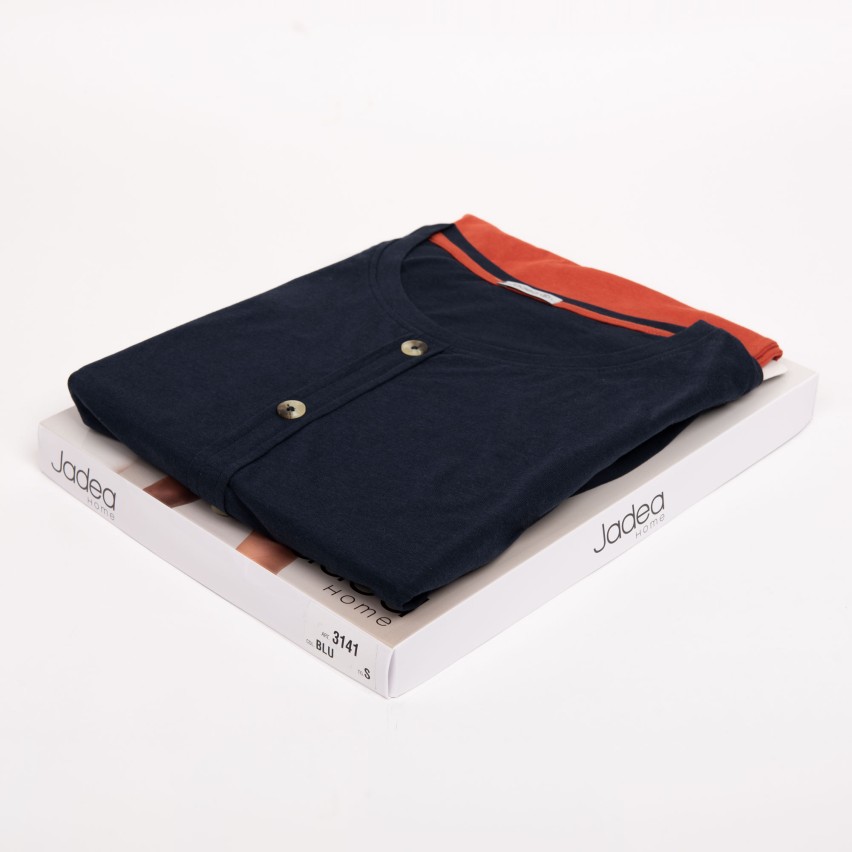 Невероятно фина лятна дамска пижама от памук и модал Jadea 3141 колекция Home